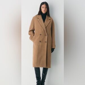 Aritzia recamel slouch coat